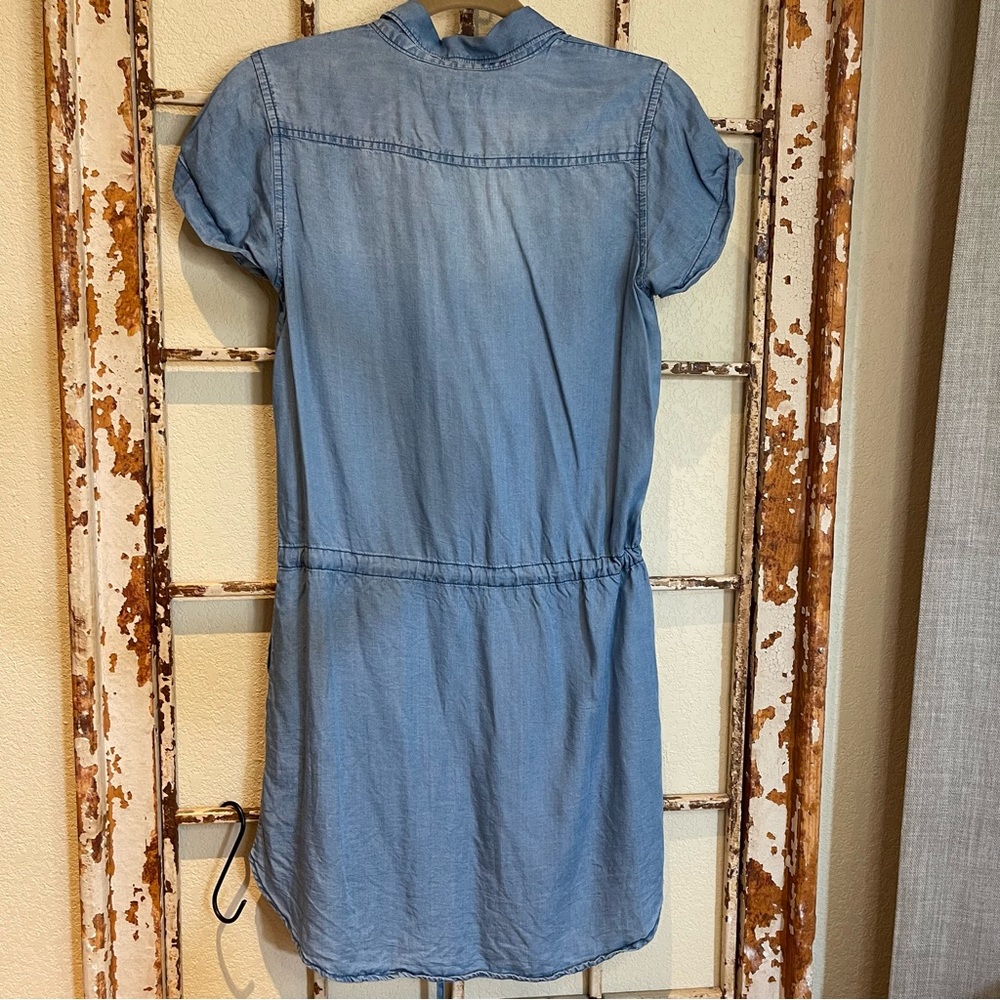 Thread & Supply Chambray Drawstring Waistline Den… - image 2